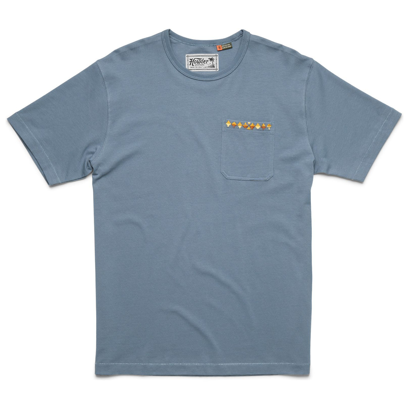 Howler Brothers Spectrum Pocket Tee Mirage Blue  Image 01