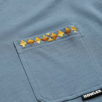 Howler Brothers Spectrum Pocket Tee Mirage Blue  Image 03