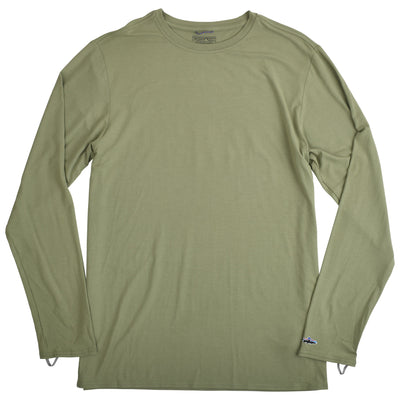 GFC Patagonia Men's Tropic Comfort Natural Crew, Printed Logo Back CenterBuckhorn Green / Silver Gray Image 01