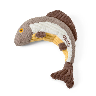 Orvis Plush Animal Squeaky Dog Toy Regular Trout Image 01