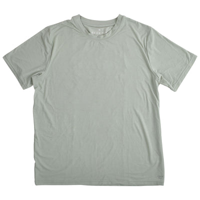 GFC Free Fly Men's Elevate Lightweight Tee, Bordered Logo Back CenterDesert Sage / White Image 01