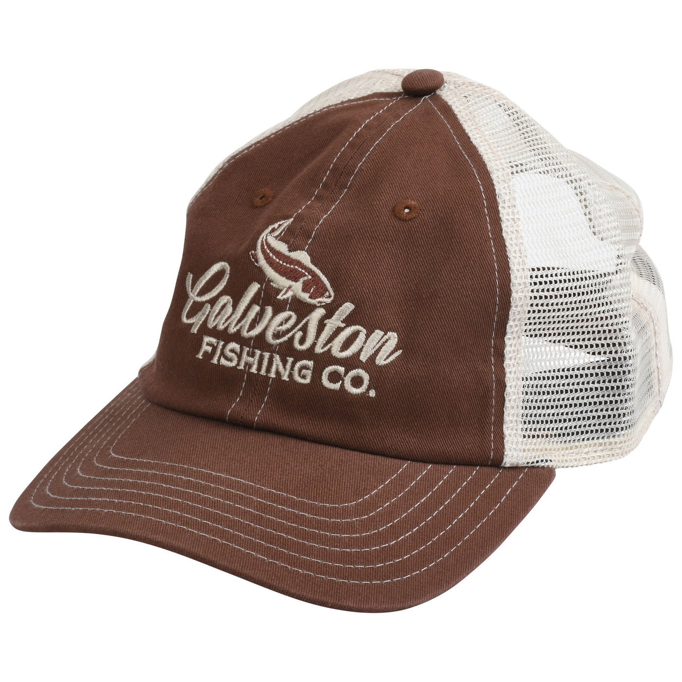 GFC Branded Orvis Trucker CapBrown / Khaki & Brown Image 01