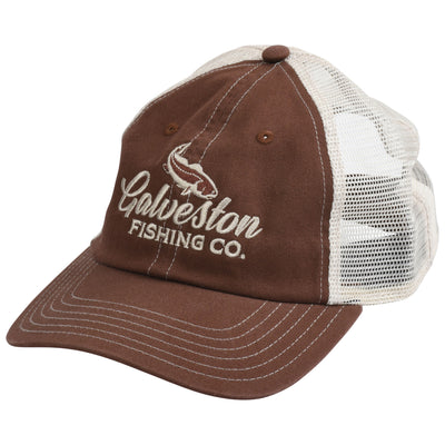 GFC Branded Orvis Trucker CapBrown / Khaki & Brown Image 01