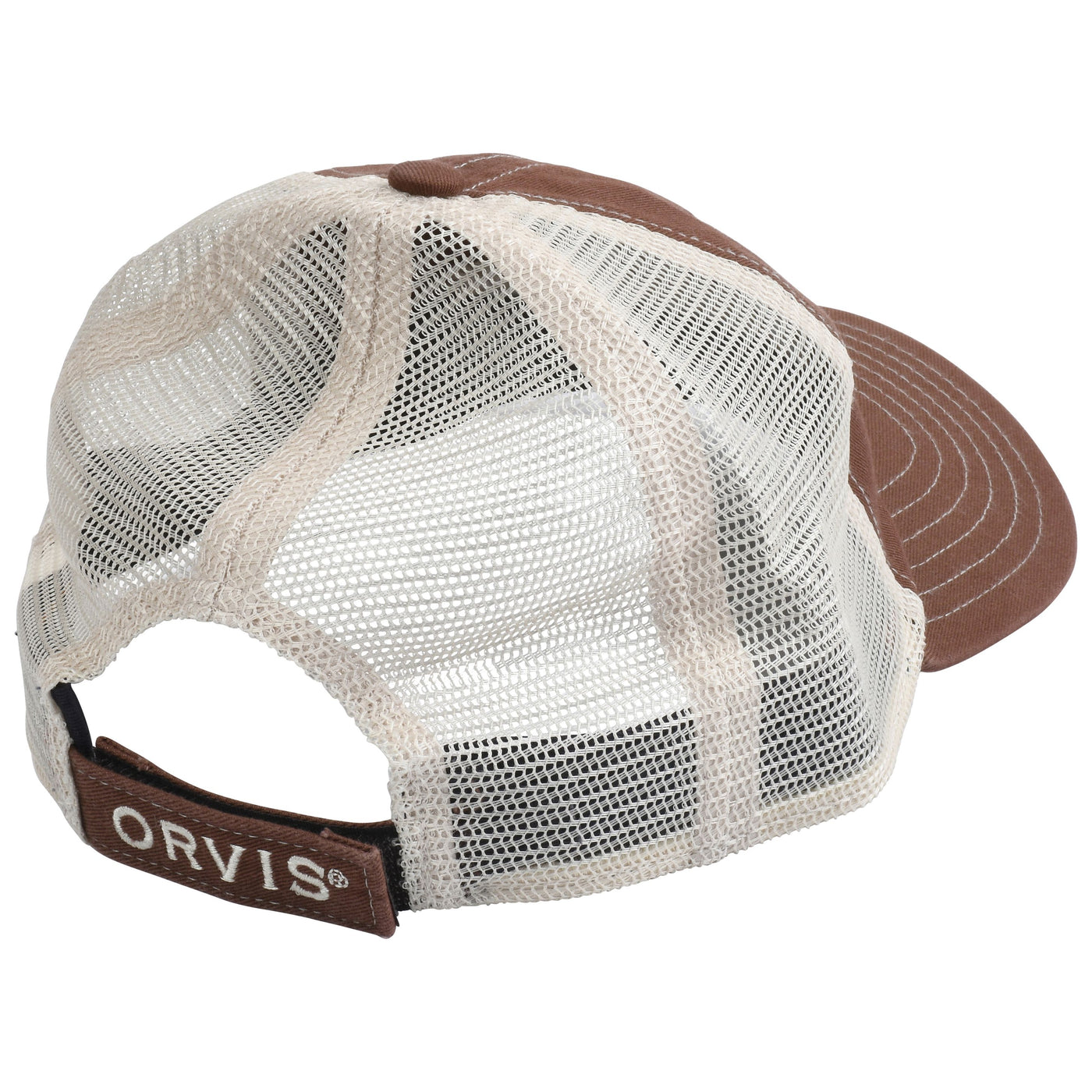 GFC Branded Orvis Trucker CapBrown / Khaki & Brown Image 02