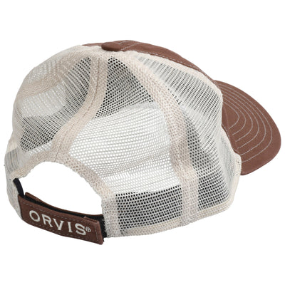 GFC Branded Orvis Trucker CapBrown / Khaki & Brown Image 02