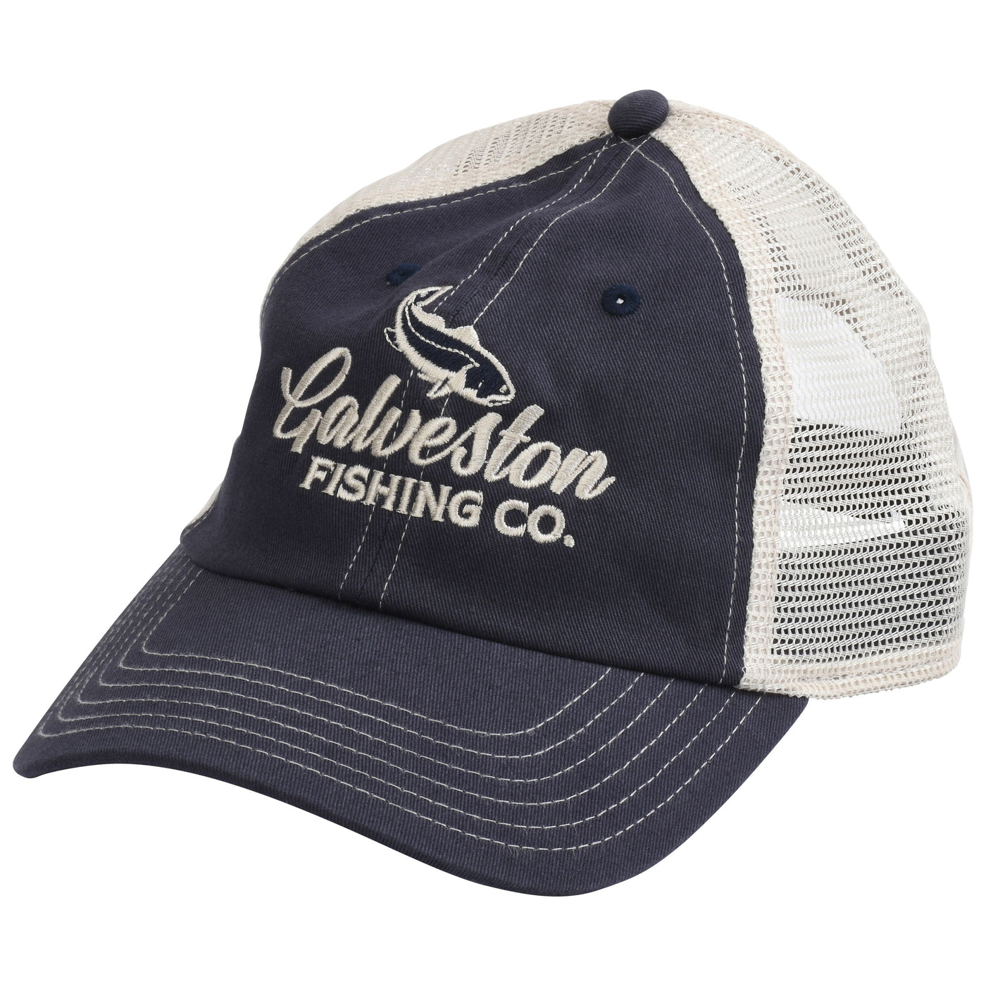 GFC Branded Orvis Trucker CapNavy / Khaki & Navy Image 01