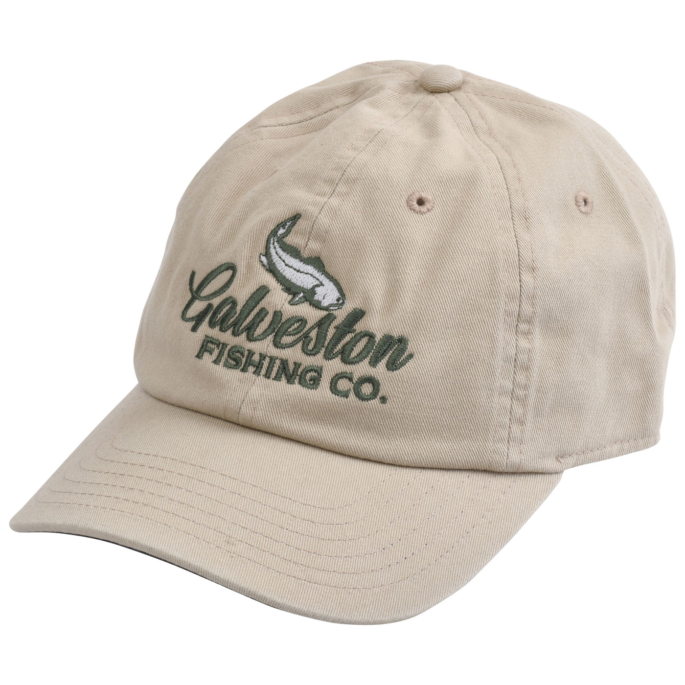 GFC Branded Orvis Twill CapKhaki / Olive & White Image 01