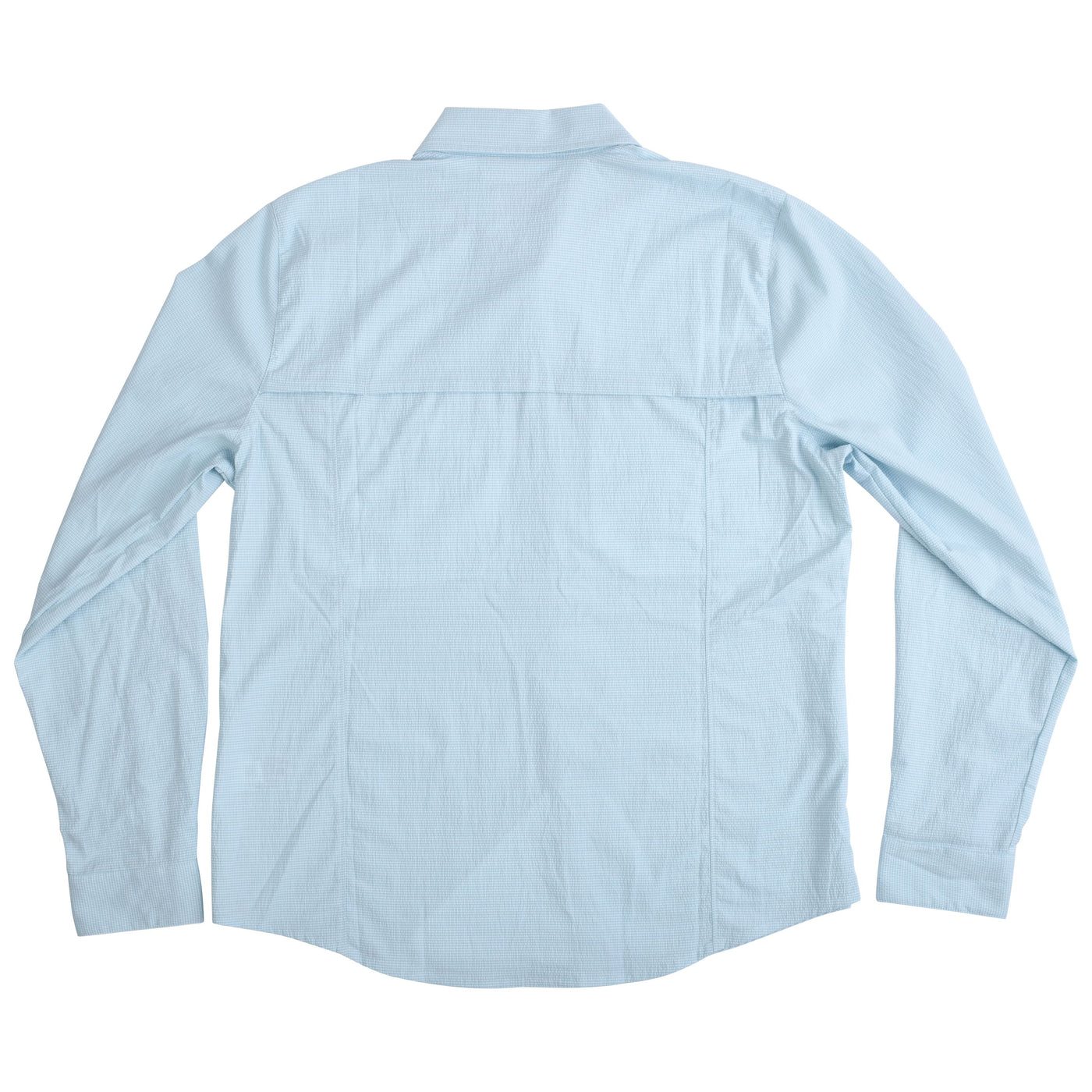 GFC Orvis Women's Open Air Caster Shirt L/S, Embroidered Logo Left ChestBlue Mist/Snow / Light Blue Image 02