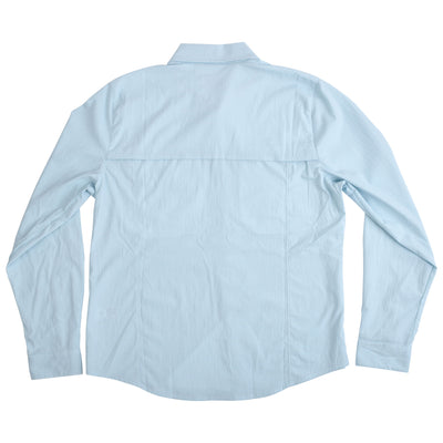 GFC Orvis Women's Open Air Caster Shirt L/S, Embroidered Logo Left ChestBlue Mist/Snow / Light Blue Image 02