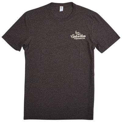 GFC Tee Short Sleeve Tri-BlendEarthy Brown / Cream Image 01