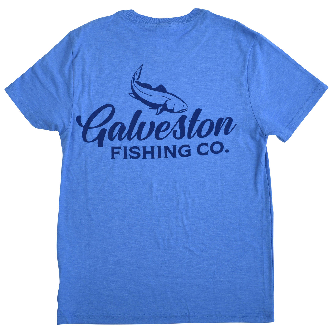 GFC Youth Tee Short Sleeve Tri-BlendAzure Blue / Midnight Blue Image 02